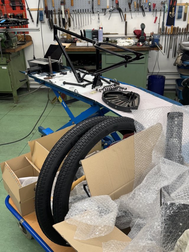 Der Aufbau beginnt...